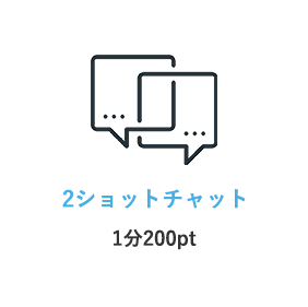 2ショットチャット(バーチャルチャット)