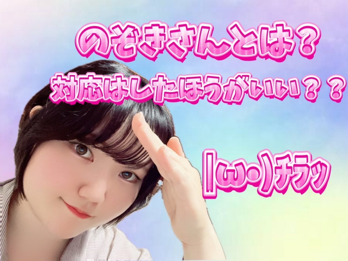 のぞきさんとは！|дﾟ)【チャットレディ】【高収入】