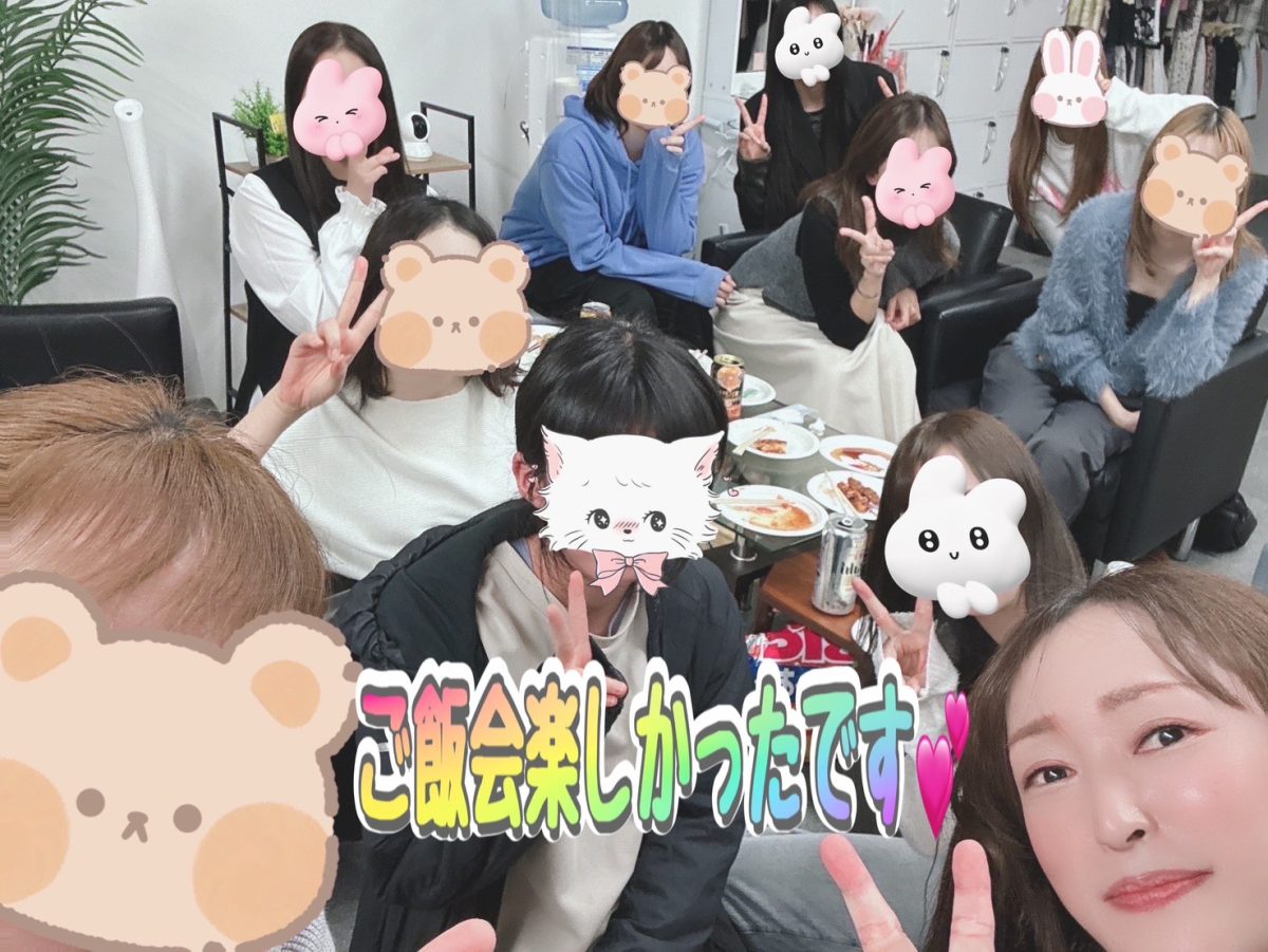 女の子達みんなとご飯会しました(❁´◡`❁)♡