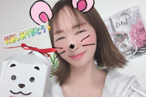 女の子達からのサプライズ✨お返し頂きました(n*´ω`*n)♡